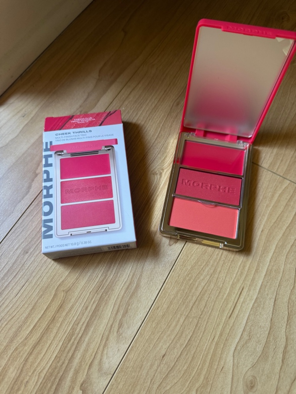Morphe Cheek Duo Blush in Hot Pink & Coral